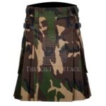 Army Camo Cotton Utility Kilt