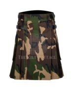 Army Camo Cotton Utility Kilt