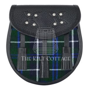 Blue Douglas Tartan Sporran