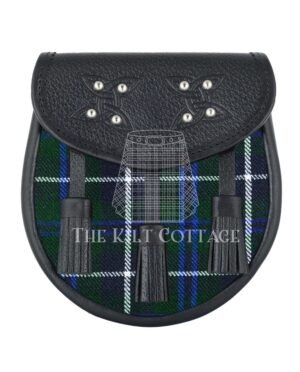 Blue Douglas Tartan Sporran