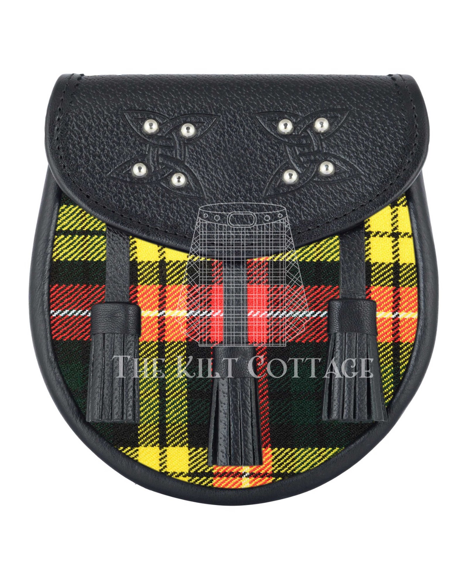 Buchanan Tartan Sporran Buchanan Tartan Sporran