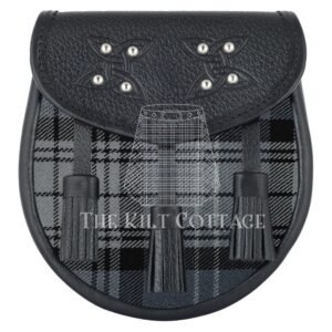 Hamilton-Grey Tartan Sporran