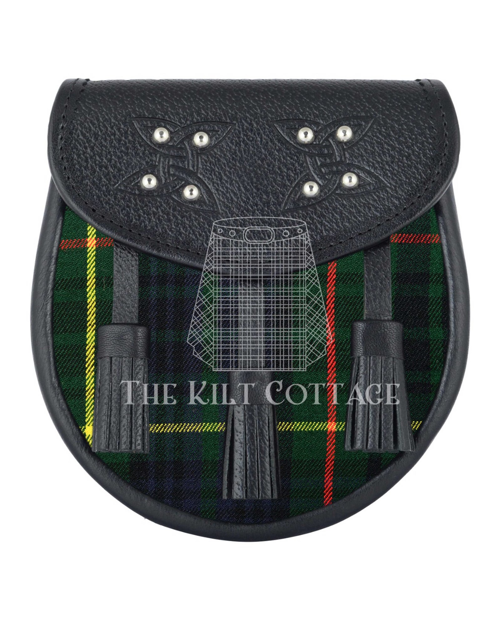 Hunting Stewart Tartan Sporran