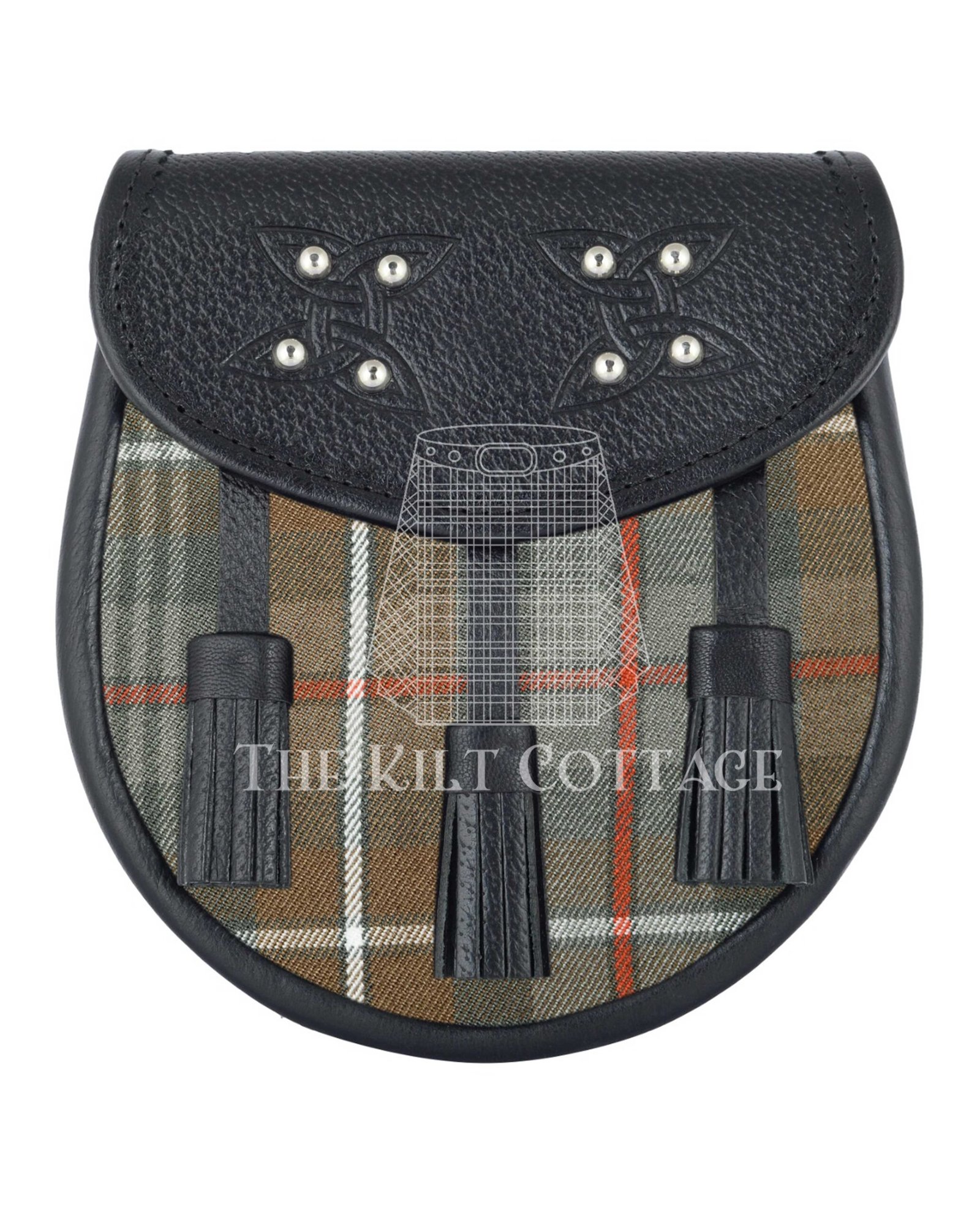 Mackenzie weathered Tartan Sporran