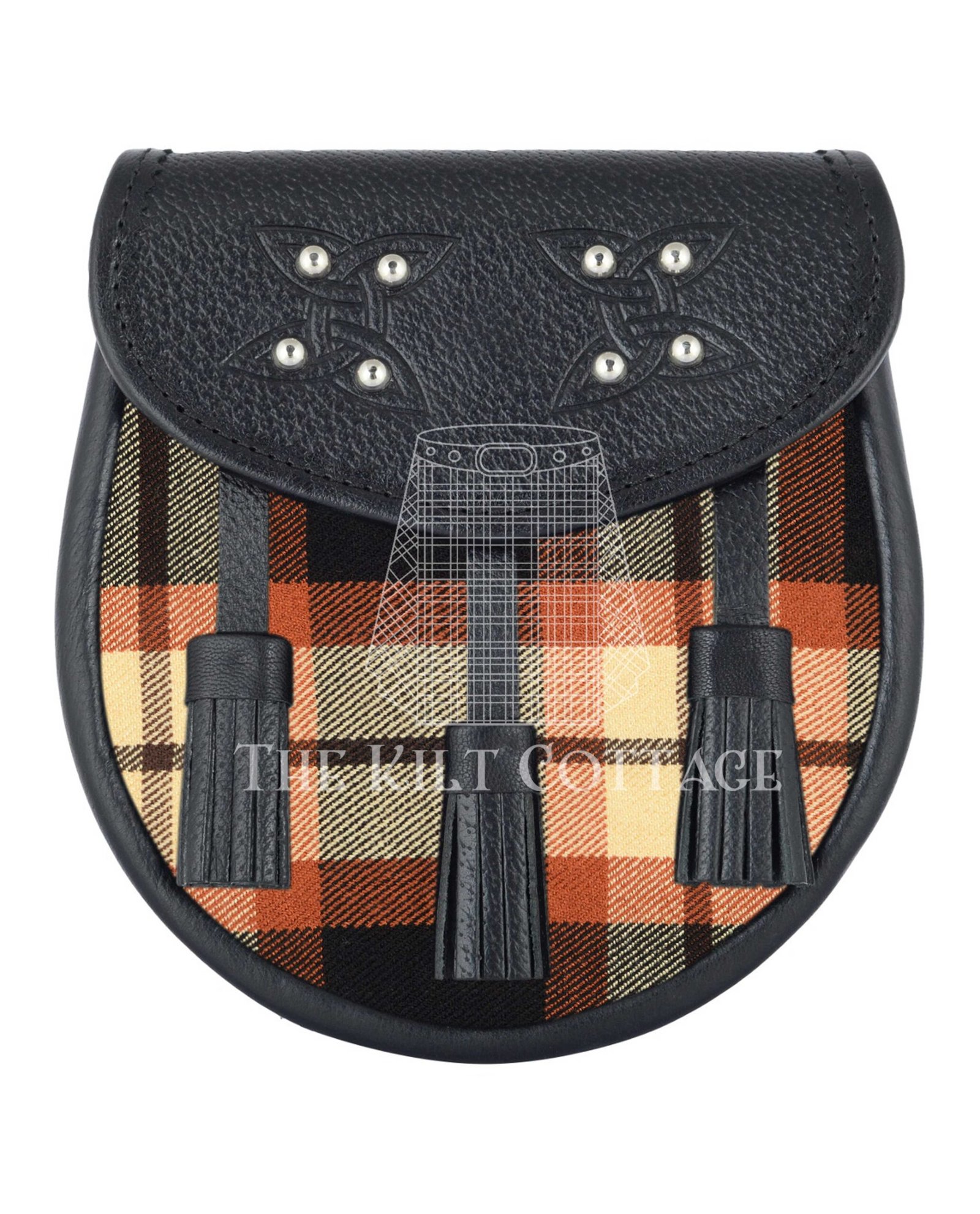 Rose Ancient Tartan Sporran