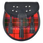 Scottish Rose Tartan Sporran