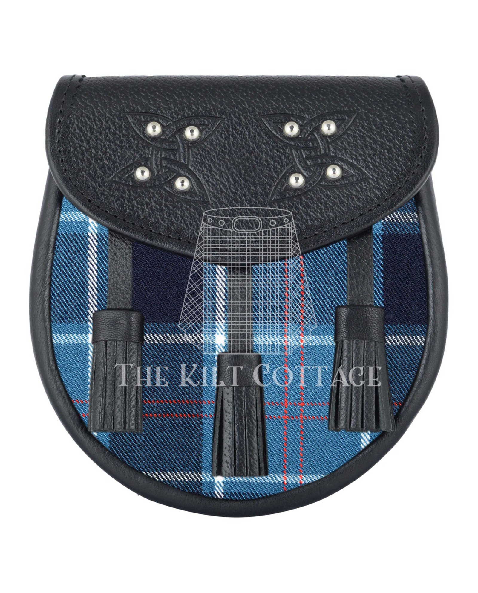 US Navy Tartan Sporran US Navy Tartan Sporran
