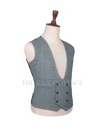 Lovat Blue Tweed Double Breasted Kilt Waistcoat