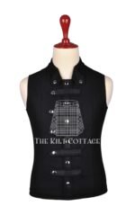Black Velvet Cyber Goth Punk Rock Gothic Vest