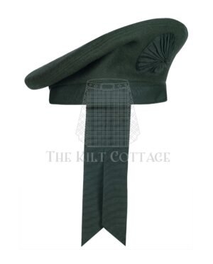 Rifle Green Irish Caubeen Bonnet Cap