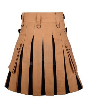 Carhartt Canvas Black Tartan Hybrid Kilt