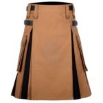 Carhartt Canvas Black Tartan Hybrid Kilt