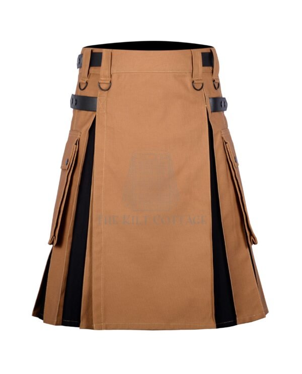 Carhartt Canvas Black Tartan Hybrid Kilt