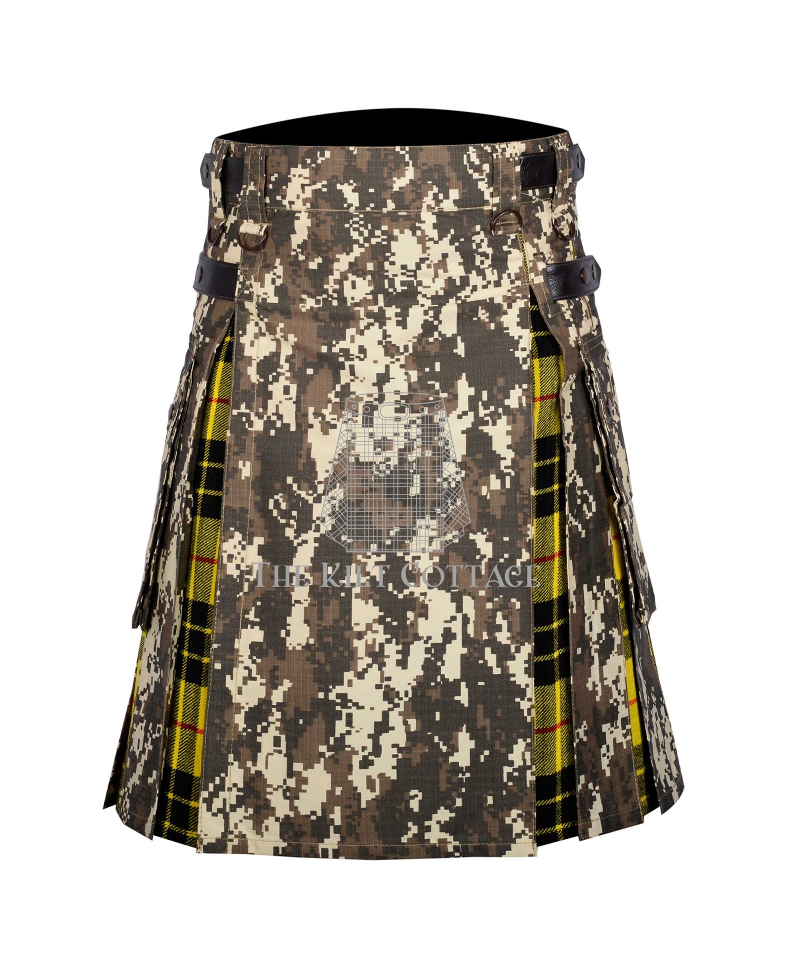 Digital Camo Macleod of Lewis Tartan Hybrid Kilt