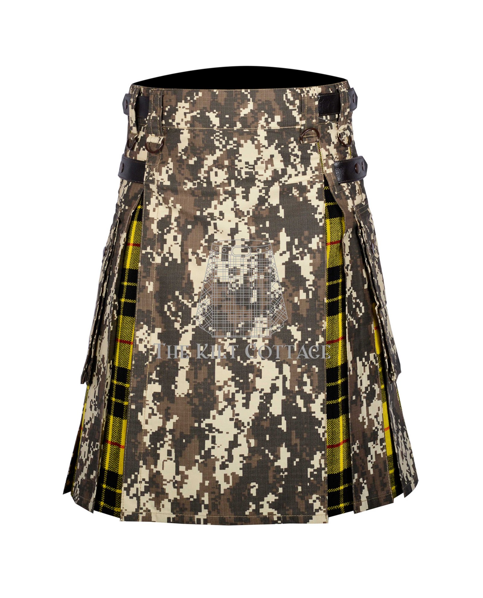 Digital Camo Macleod of Lewis Tartan Hybrid Kilt Digital Camo Macleod of Lewis Tartan Hybrid Kilt
