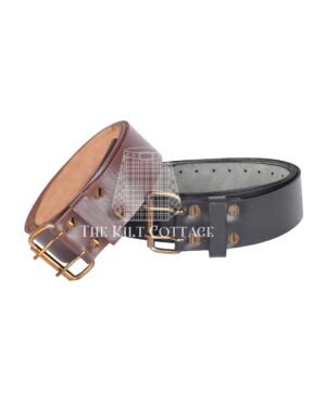 Handmade Scottish Leather Kilt Belt