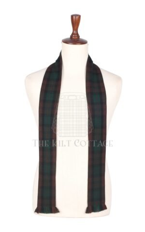 Men's Tartan Scarf Brown Watch