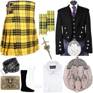 Men's Scottish Prince charlie Kilt Outfit