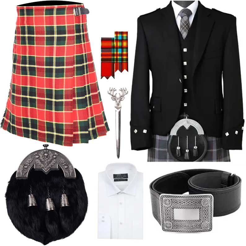Scottish Argyll Kilt Outfit
