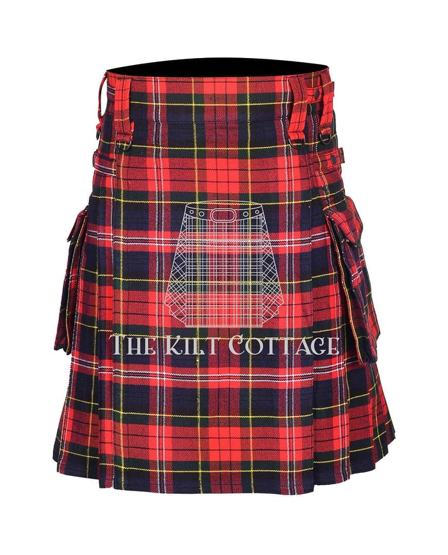 Macpherson Modern Tartan Utility Kilt